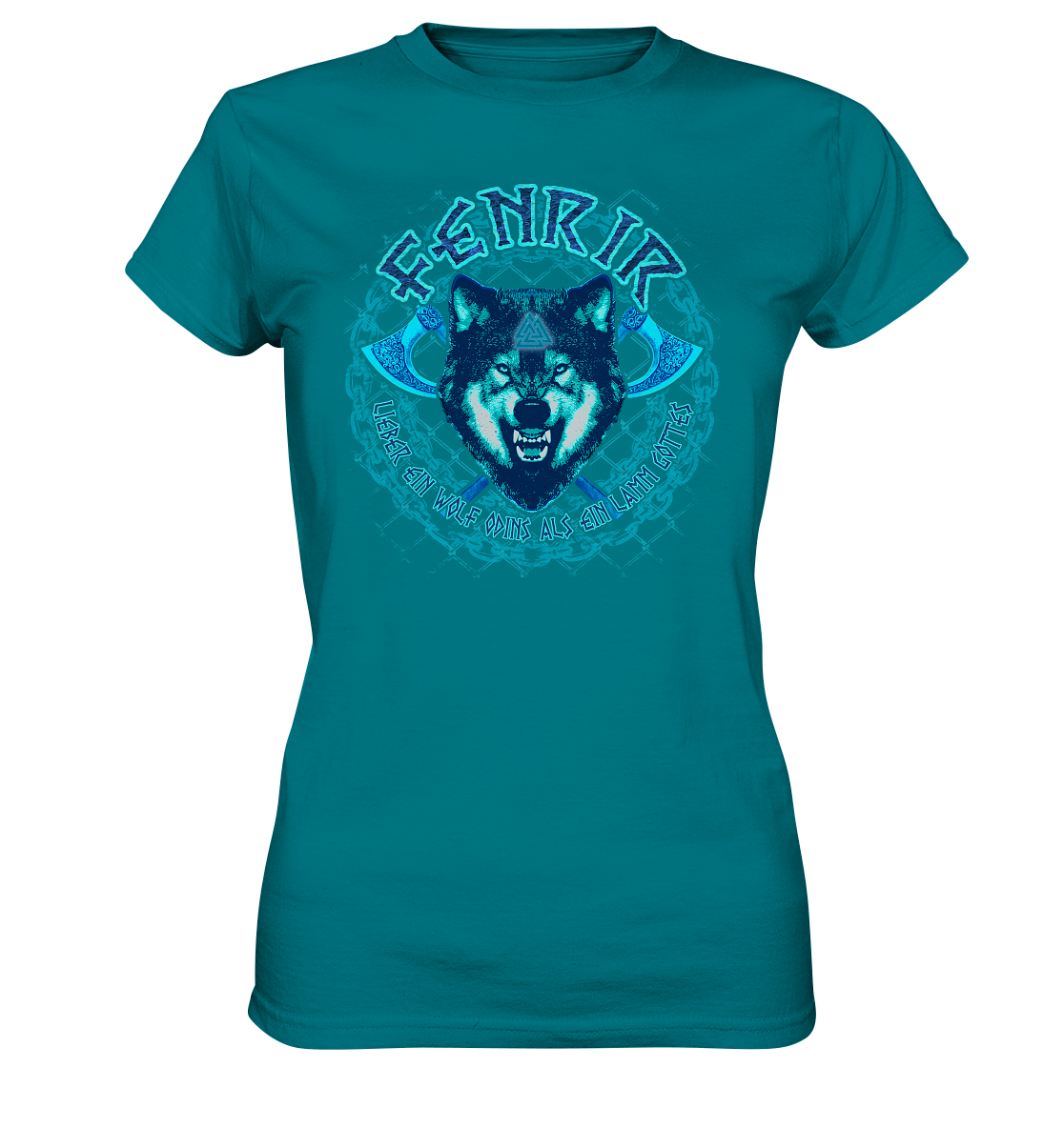 Fenrir Wolf - Ladies Premium Shirt