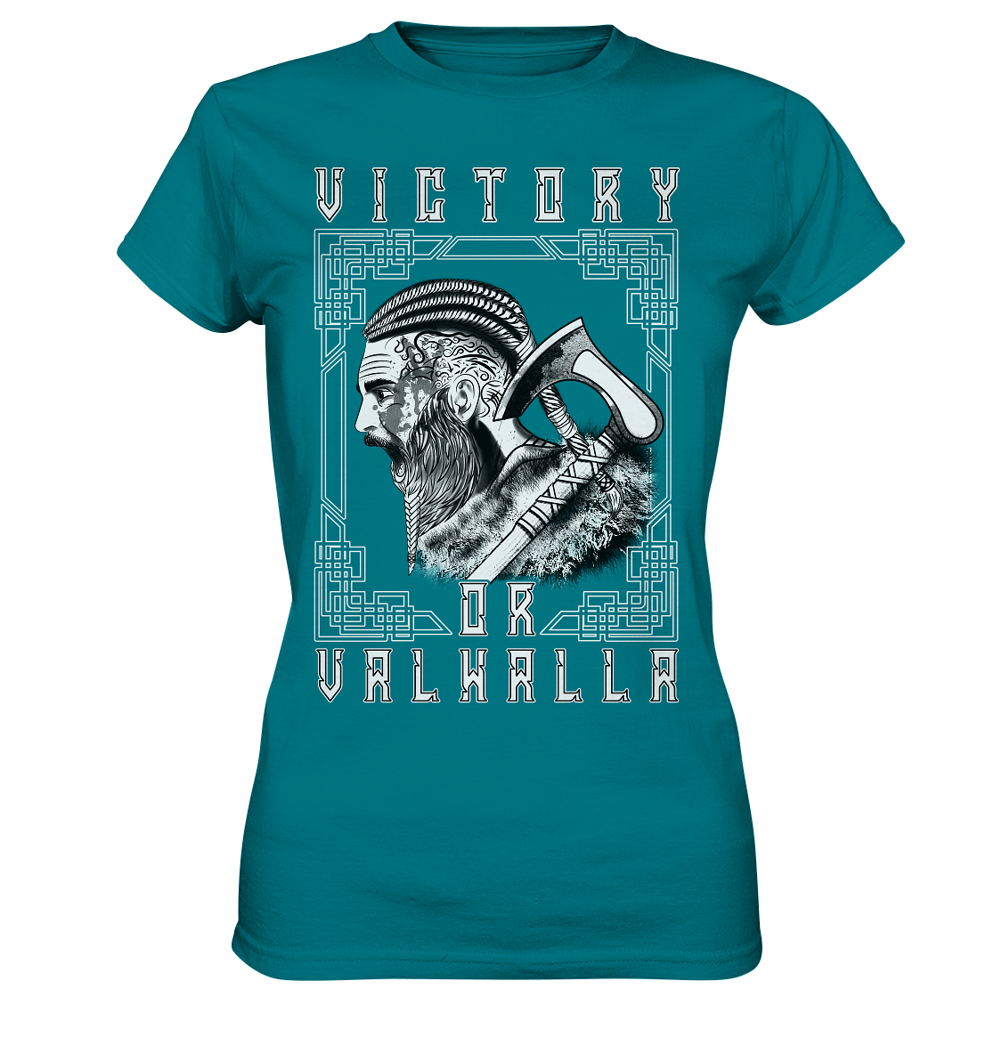 Wikinger Victory or Valhalla - Ladies Premium Shirt