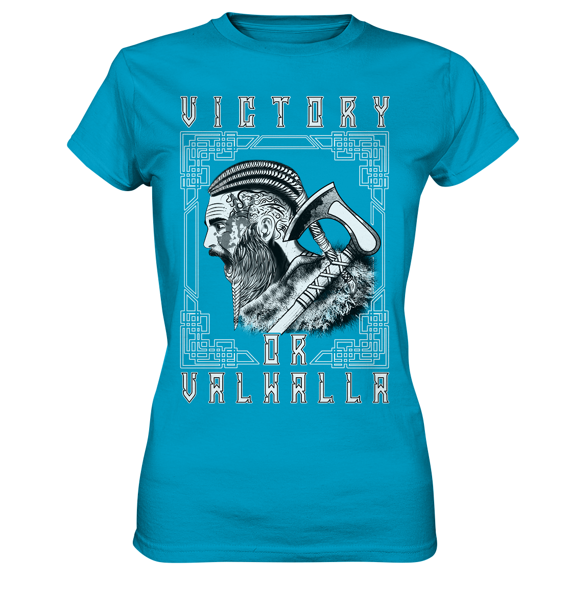 Wikinger Victory or Valhalla - Ladies Premium Shirt