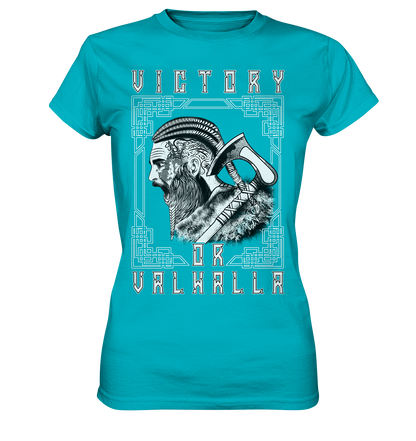 Wikinger Victory or Valhalla - Ladies Premium Shirt