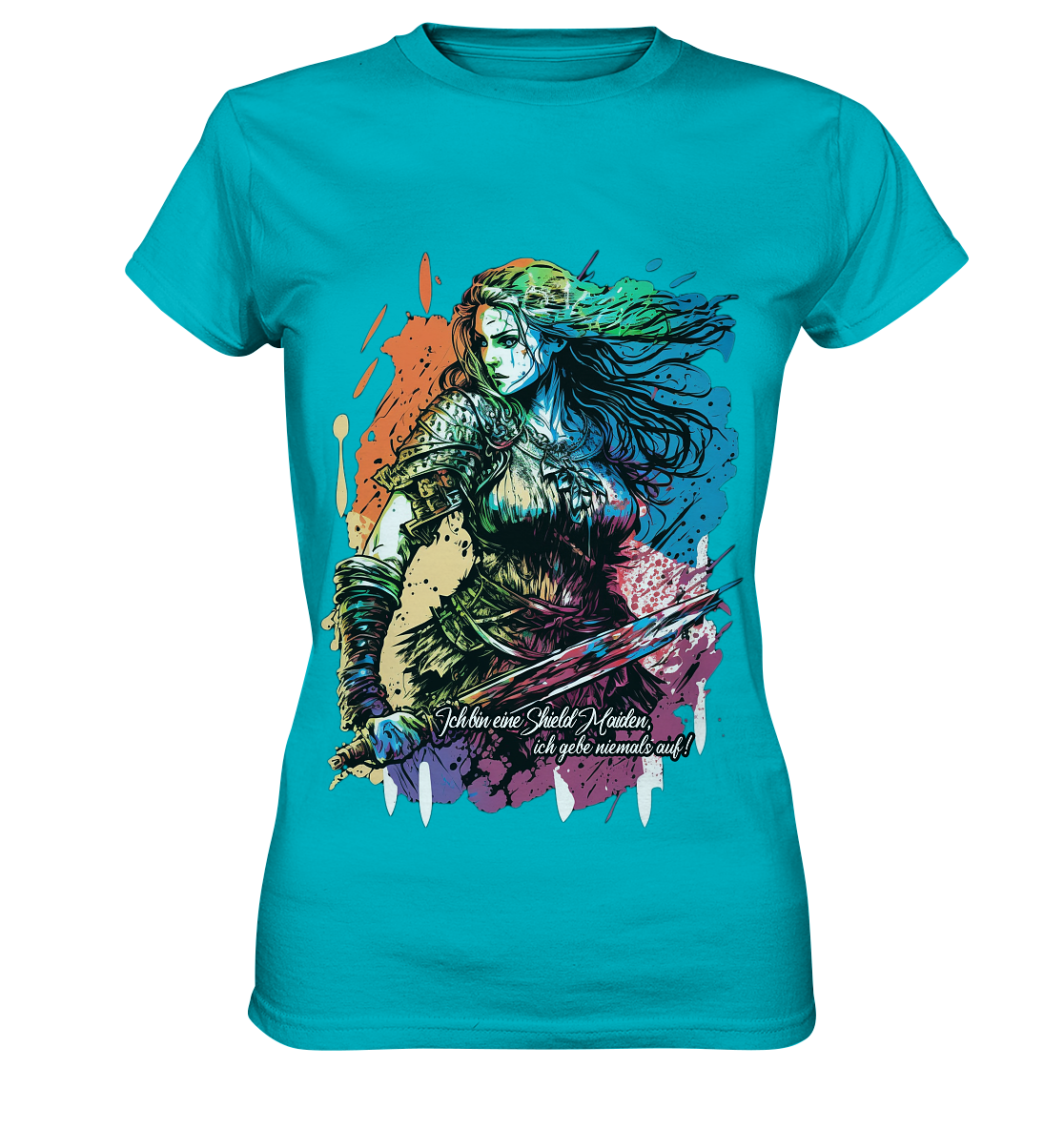 Shield Maiden Gib Nie Auf ! - Ladies Premium Shirt