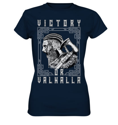 Wikinger Victory or Valhalla - Ladies Premium Shirt