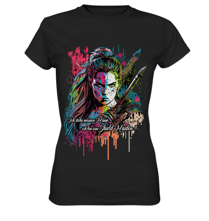 Shield Maiden Ich Stehe Meinen Mann - Ladies Premium Shirt