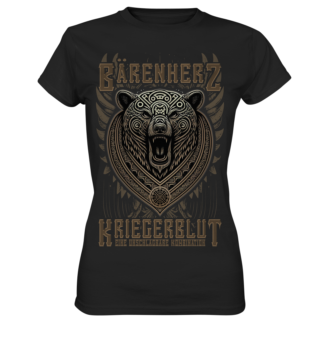 Bärenherz Kriegerblut - Ladies Premium Shirt