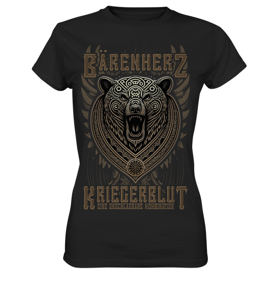 Bärenherz Kriegerblut - Ladies Premium Shirt