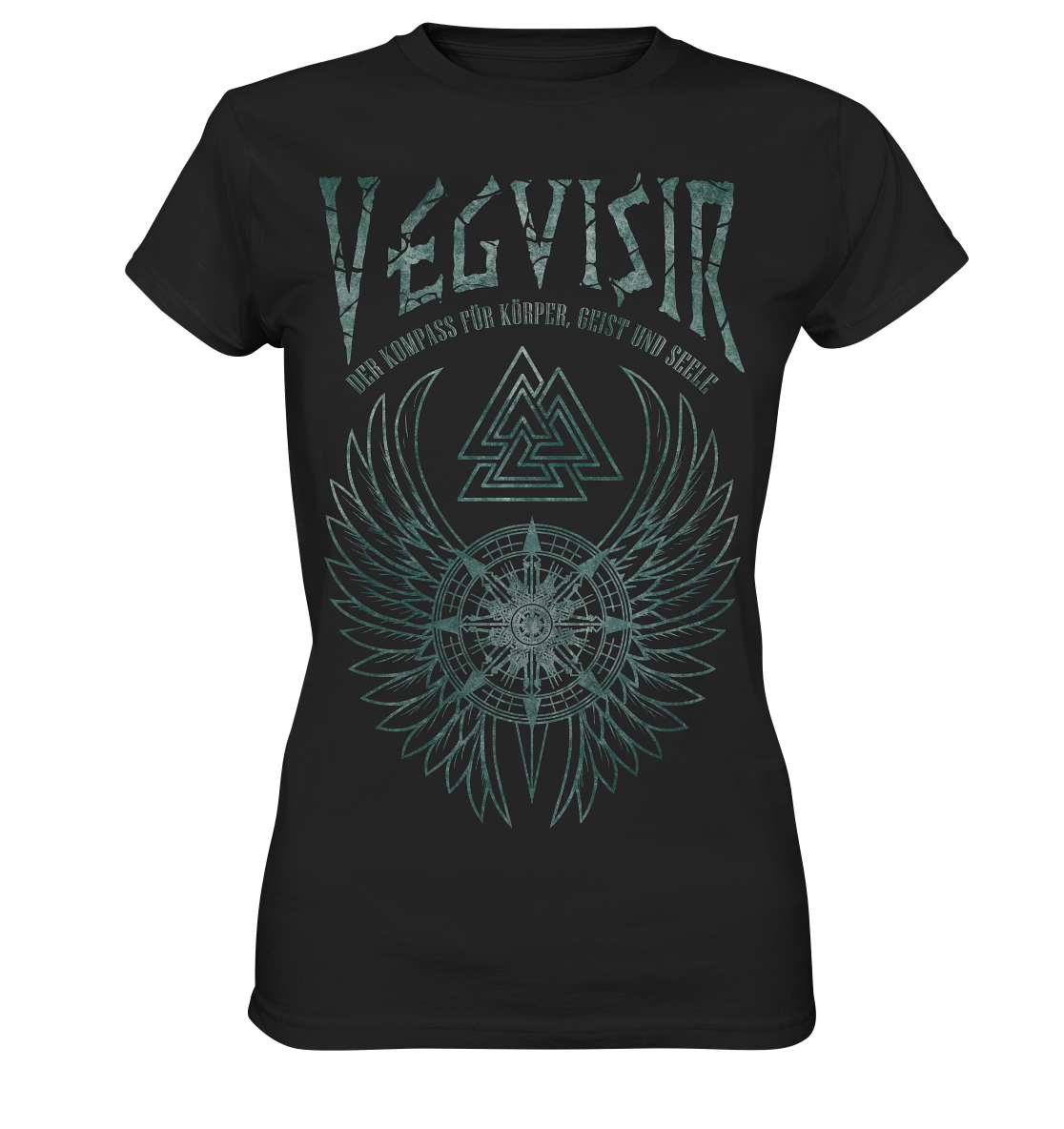 Vegvisir Der Kompass Für Körper, Geist und Seele - Ladies Premium Shirt