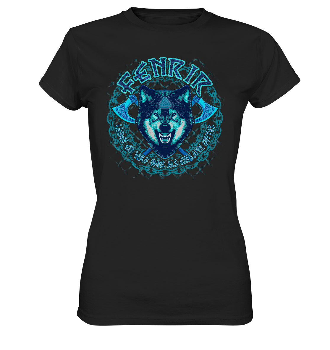 Fenrir Wolf - Ladies Premium Shirt