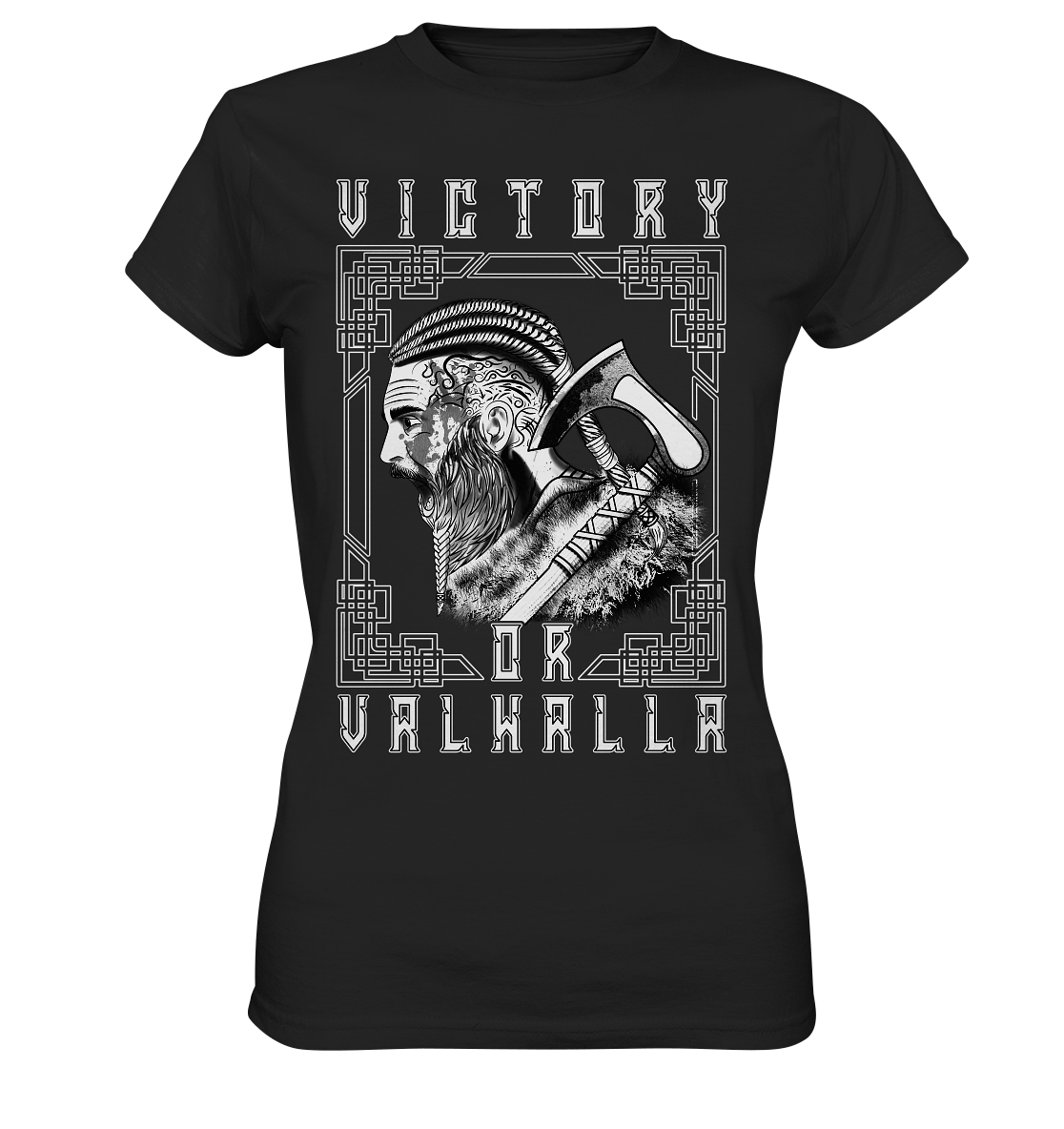 Wikinger Victory or Valhalla - Ladies Premium Shirt