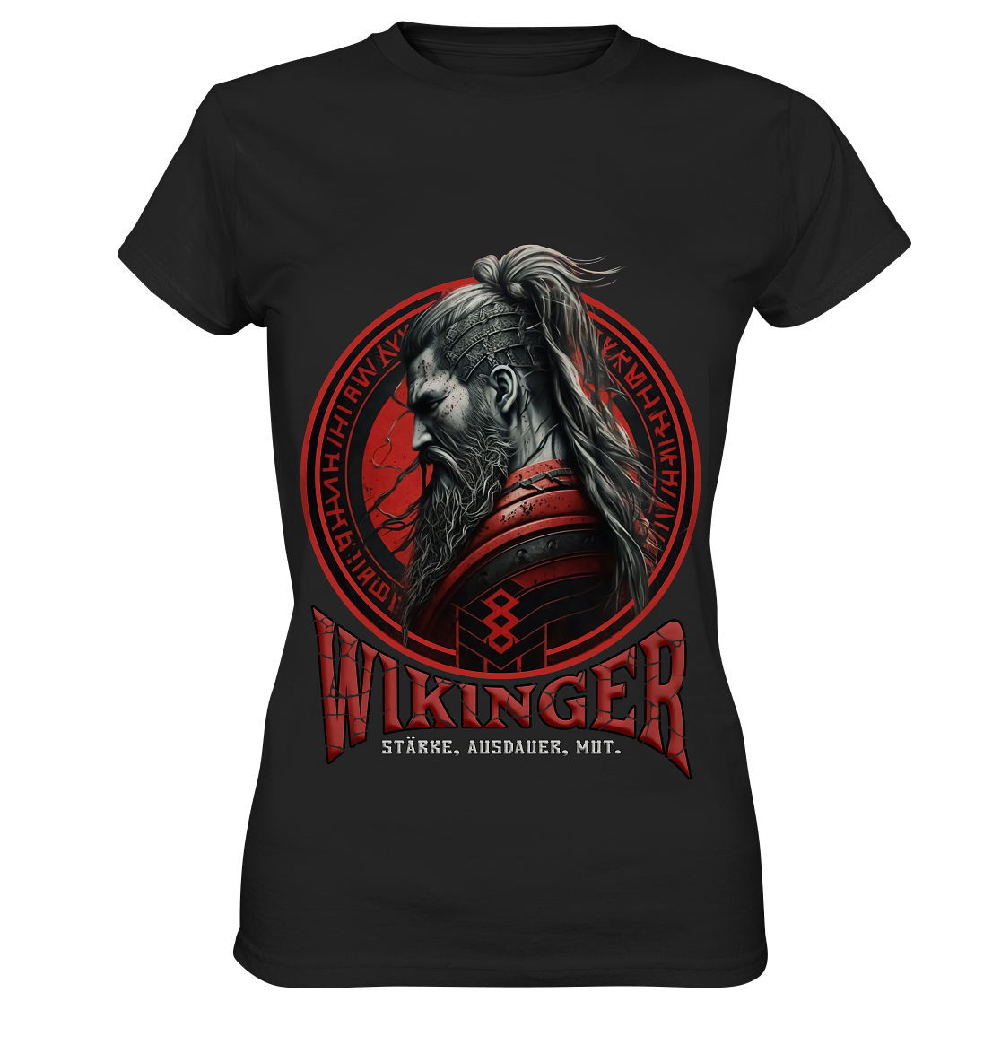 Wikinger Stärke Ausdauer Mut - Ladies Premium Shirt