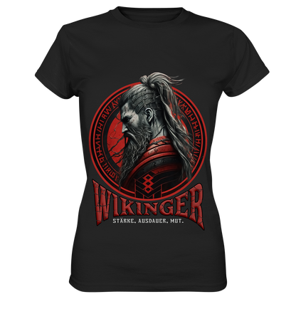 Wikinger Stärke Ausdauer Mut - Ladies Premium Shirt