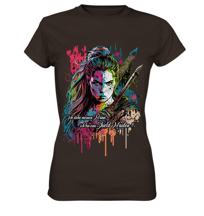 Shield Maiden Ich Stehe Meinen Mann - Ladies Premium Shirt