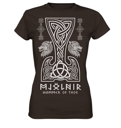 Mjölnir Hammer of Thor  - Ladies Premium Shirt