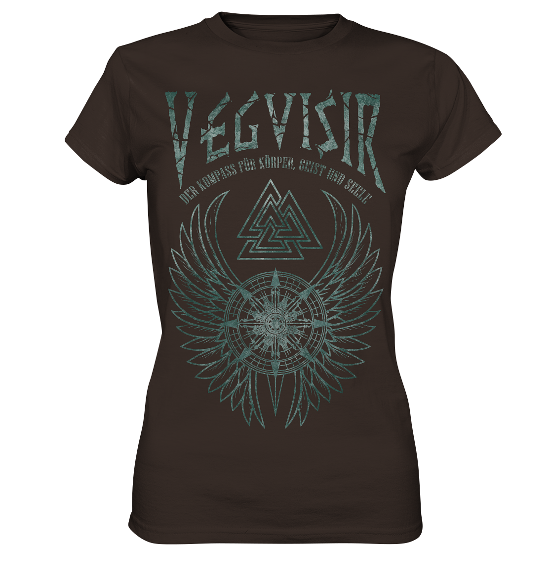 Vegvisir Der Kompass Für Körper, Geist und Seele - Ladies Premium Shirt