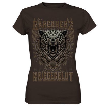 Bärenherz Kriegerblut - Ladies Premium Shirt