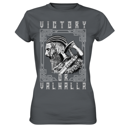 Wikinger Victory or Valhalla - Ladies Premium Shirt