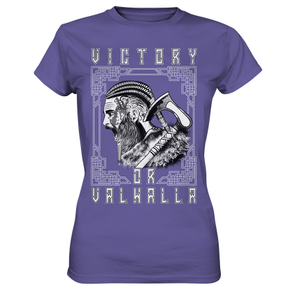 Wikinger Victory or Valhalla - Ladies Premium Shirt