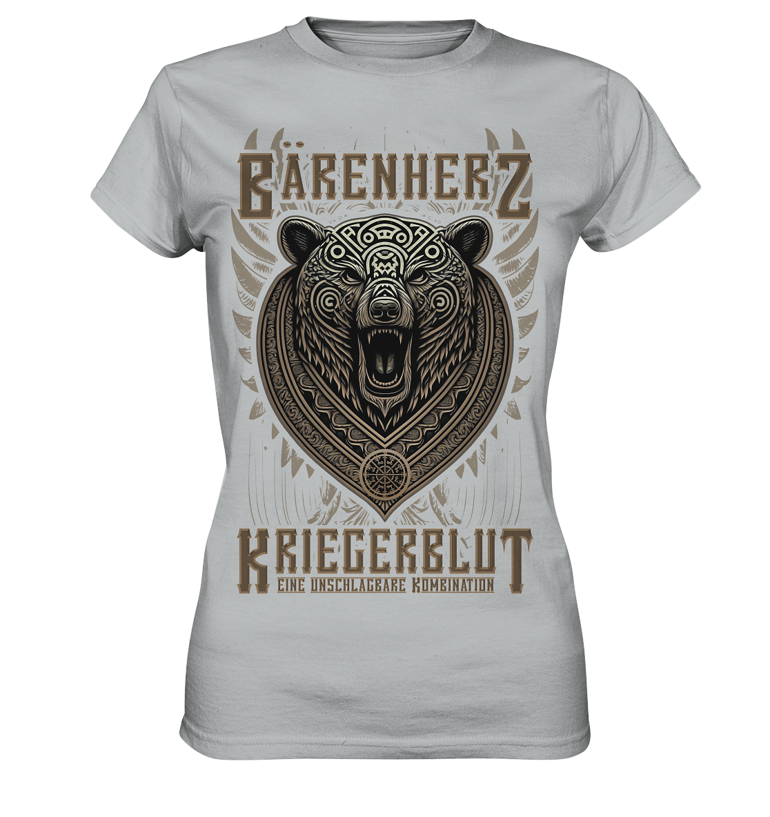 Bärenherz Kriegerblut - Ladies Premium Shirt