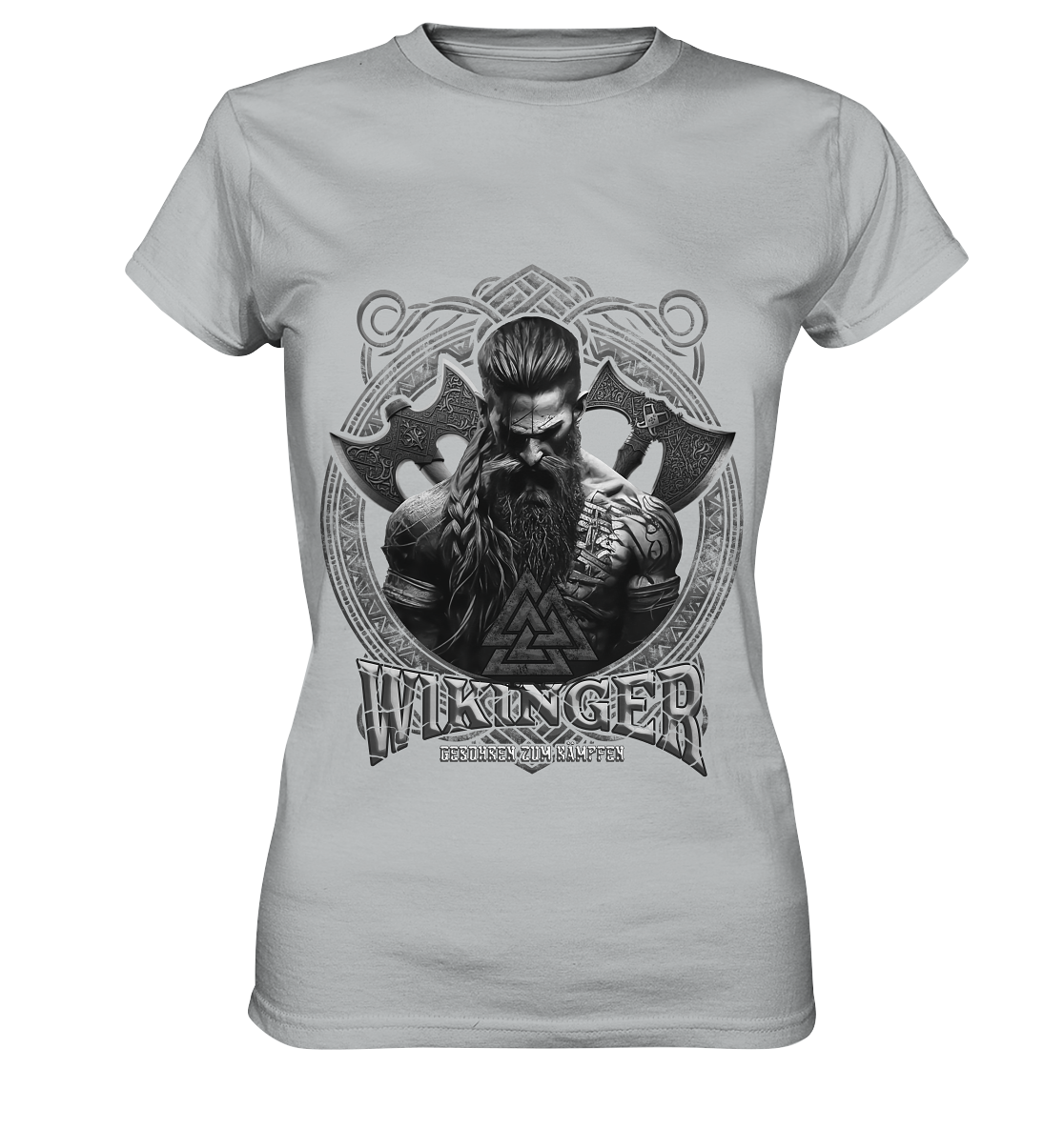 Wikinger Geboren Zum Kämpfen - Ladies Premium Shirt