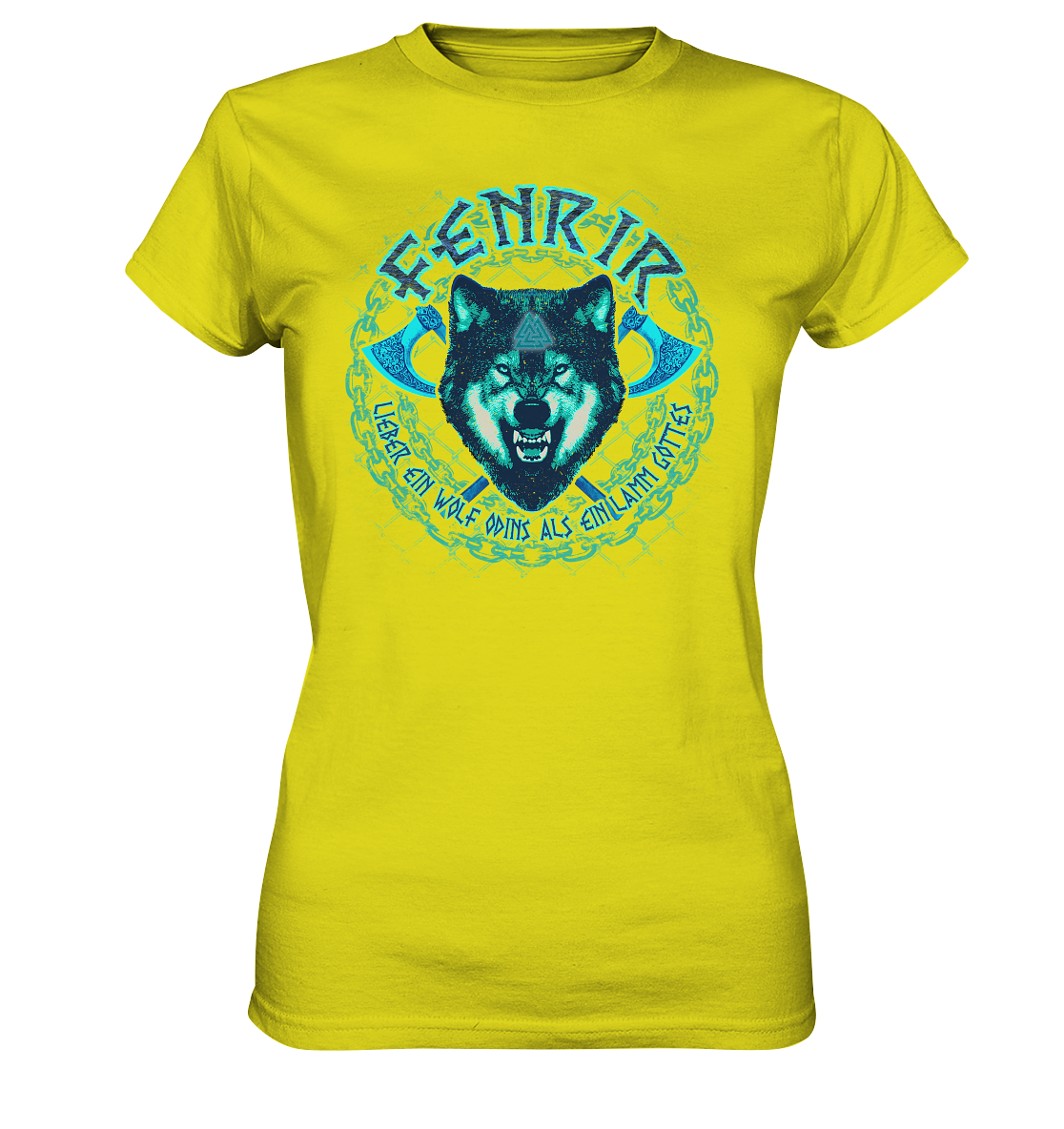 Fenrir Wolf - Ladies Premium Shirt