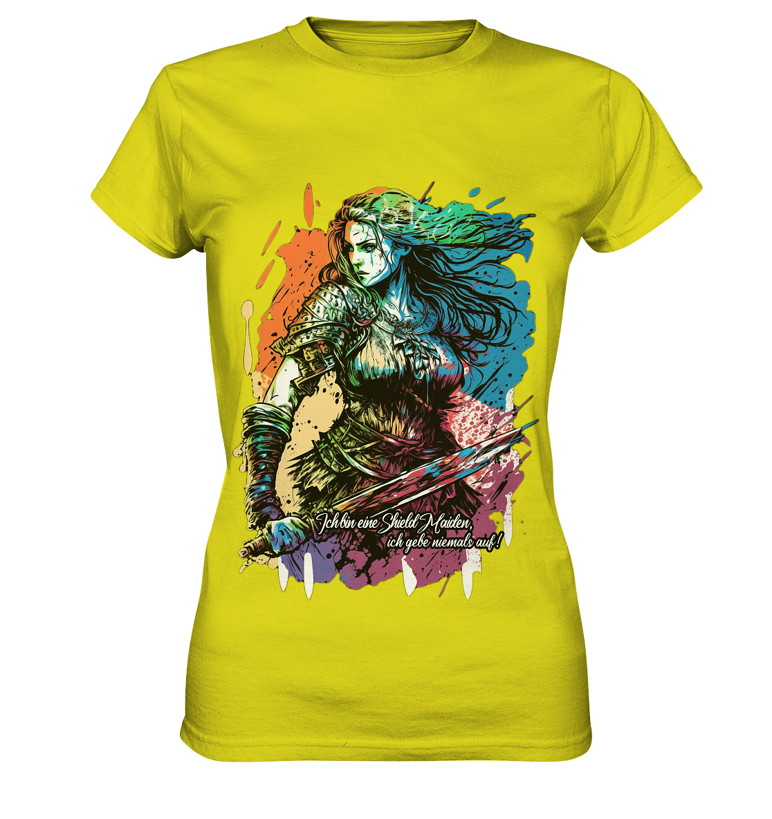 Shield Maiden Gib Nie Auf ! - Ladies Premium Shirt