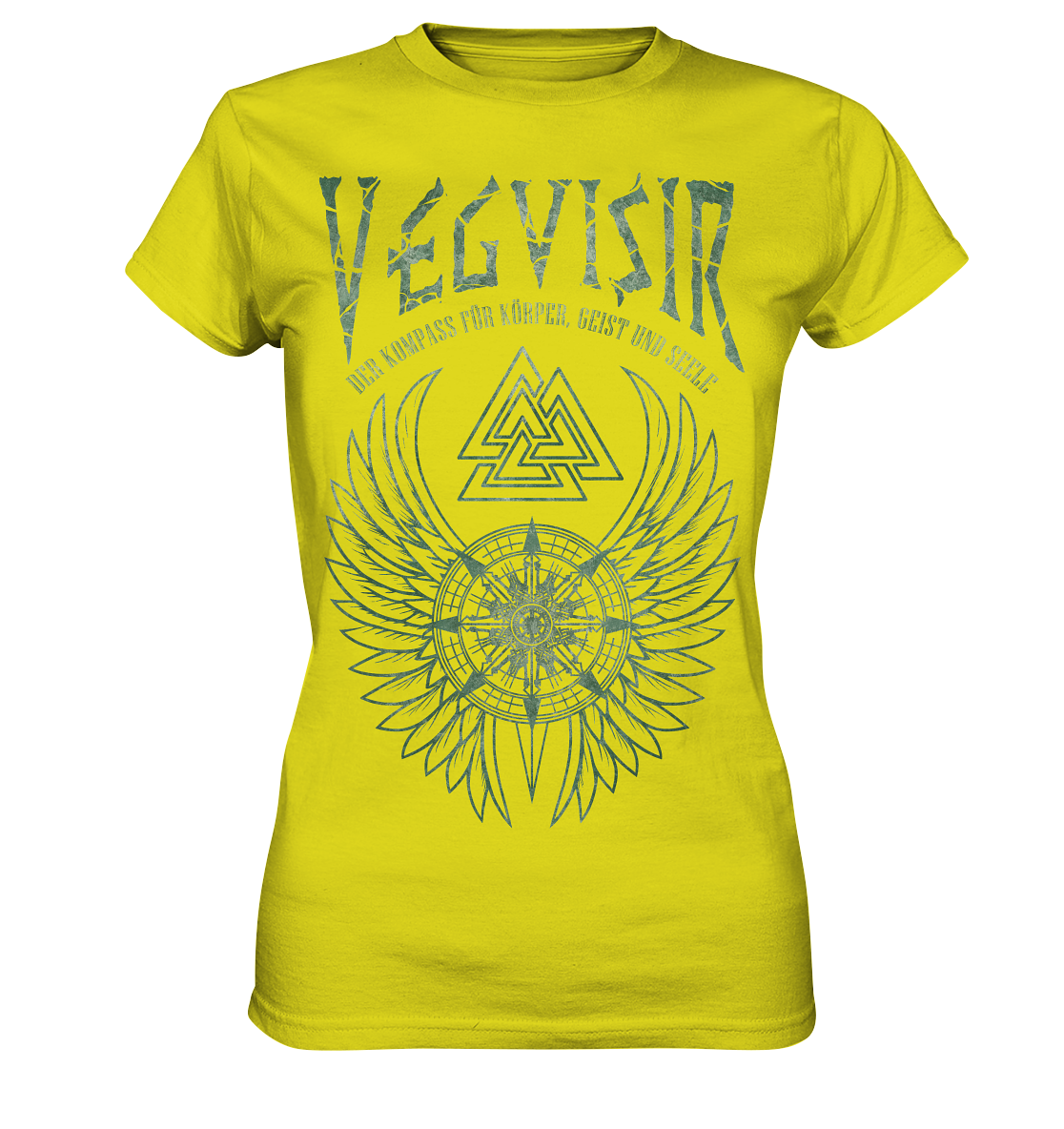 Vegvisir Der Kompass Für Körper, Geist und Seele - Ladies Premium Shirt