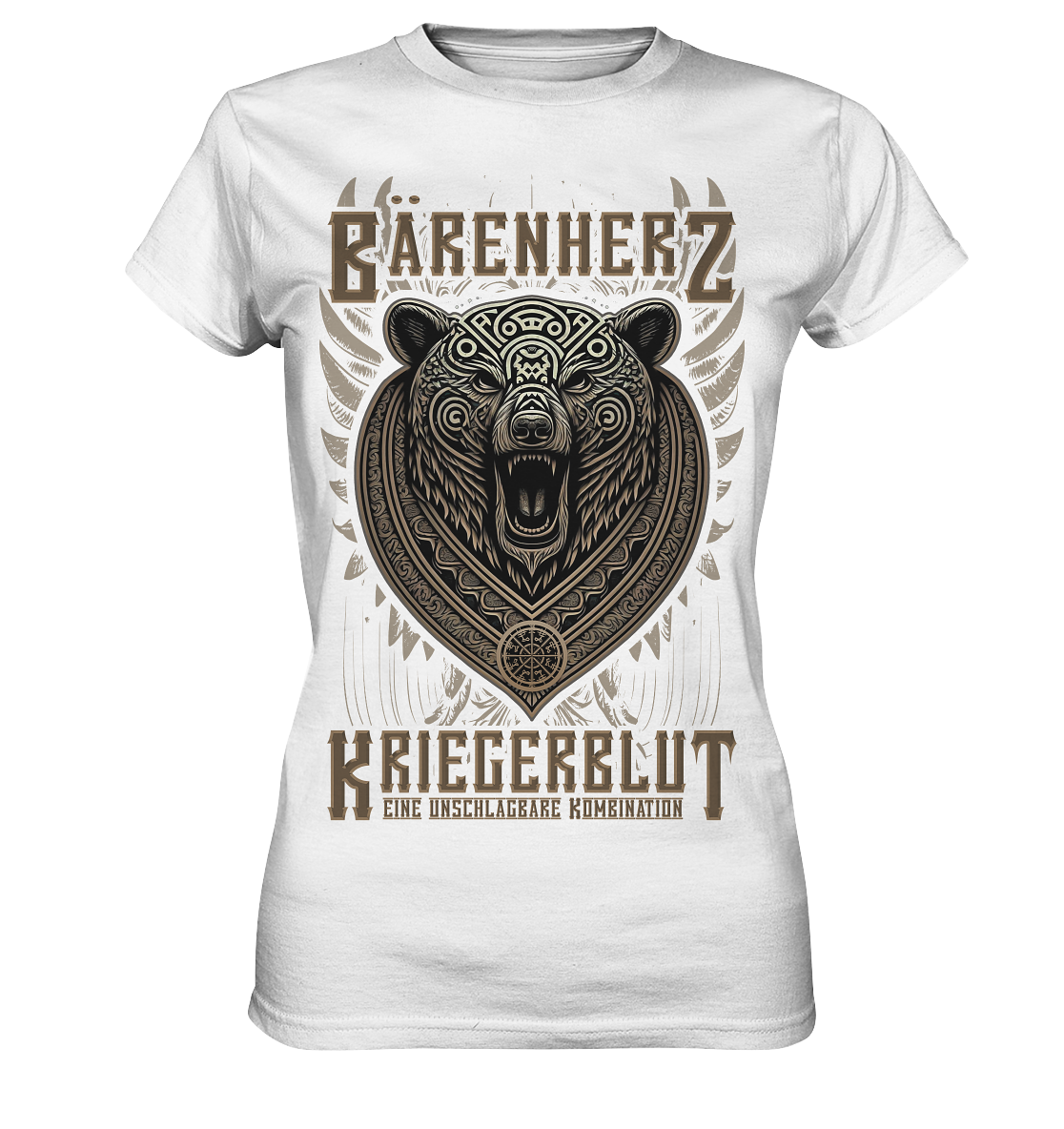 Bärenherz Kriegerblut - Ladies Premium Shirt