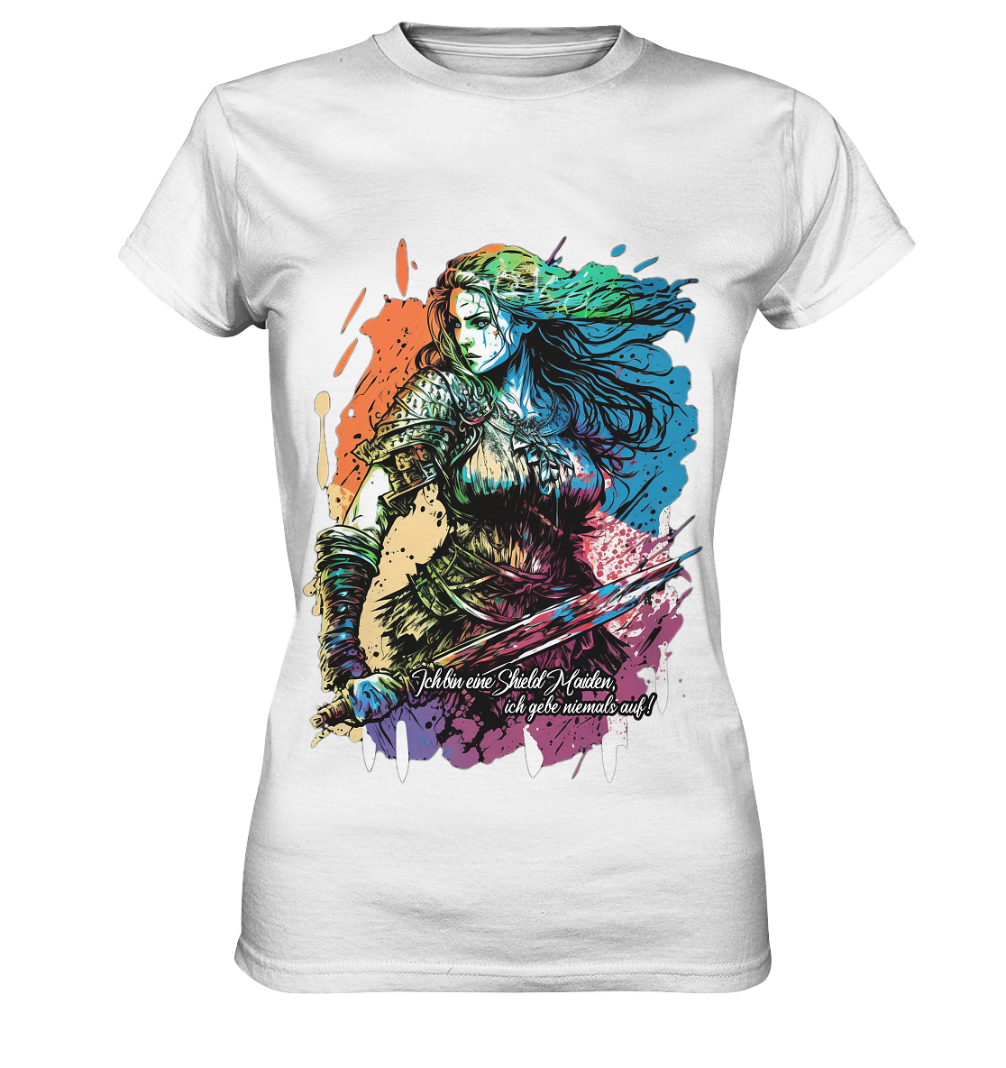 Shield Maiden Gib Nie Auf ! - Ladies Premium Shirt