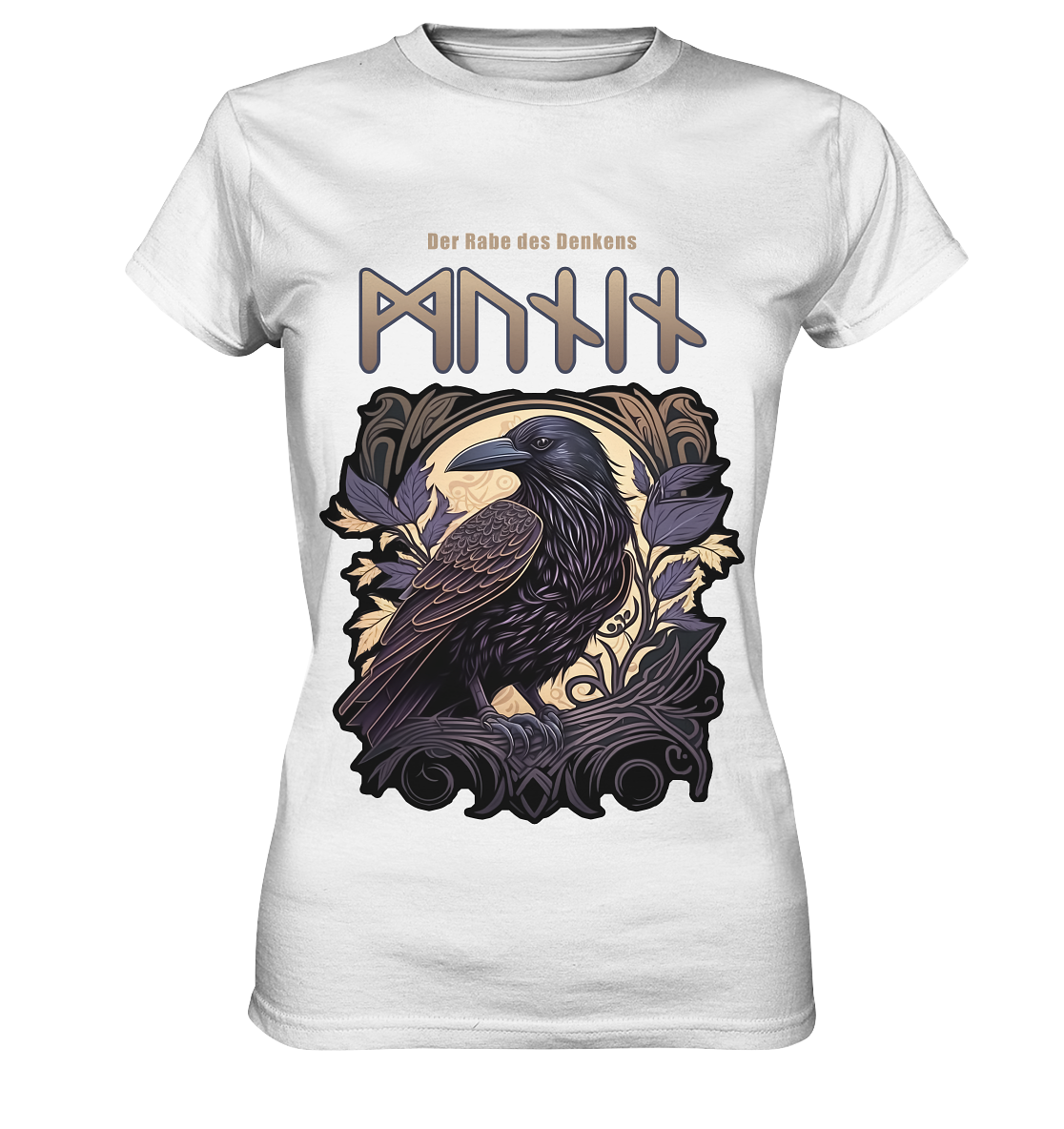 Munin Der Rabe Des Denkes - Ladies Premium Shirt