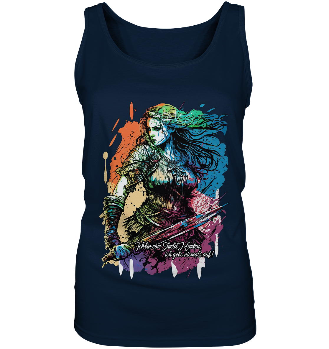 Shield Maiden Gib Nie Auf ! - Ladies Tank-Top