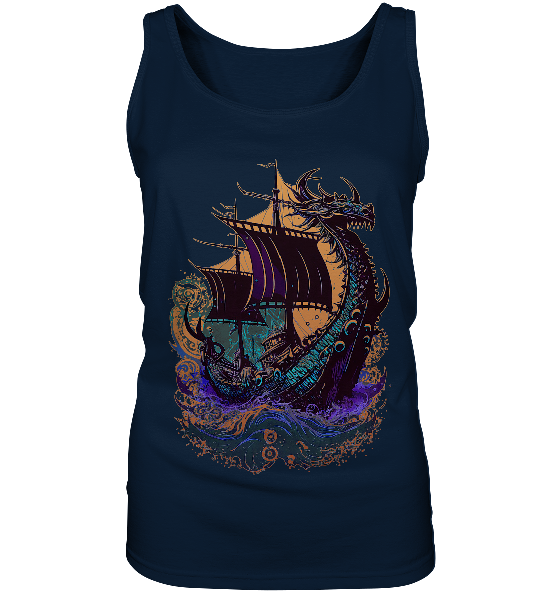 Wikinger Drachenschiff - Ladies Tank-Top