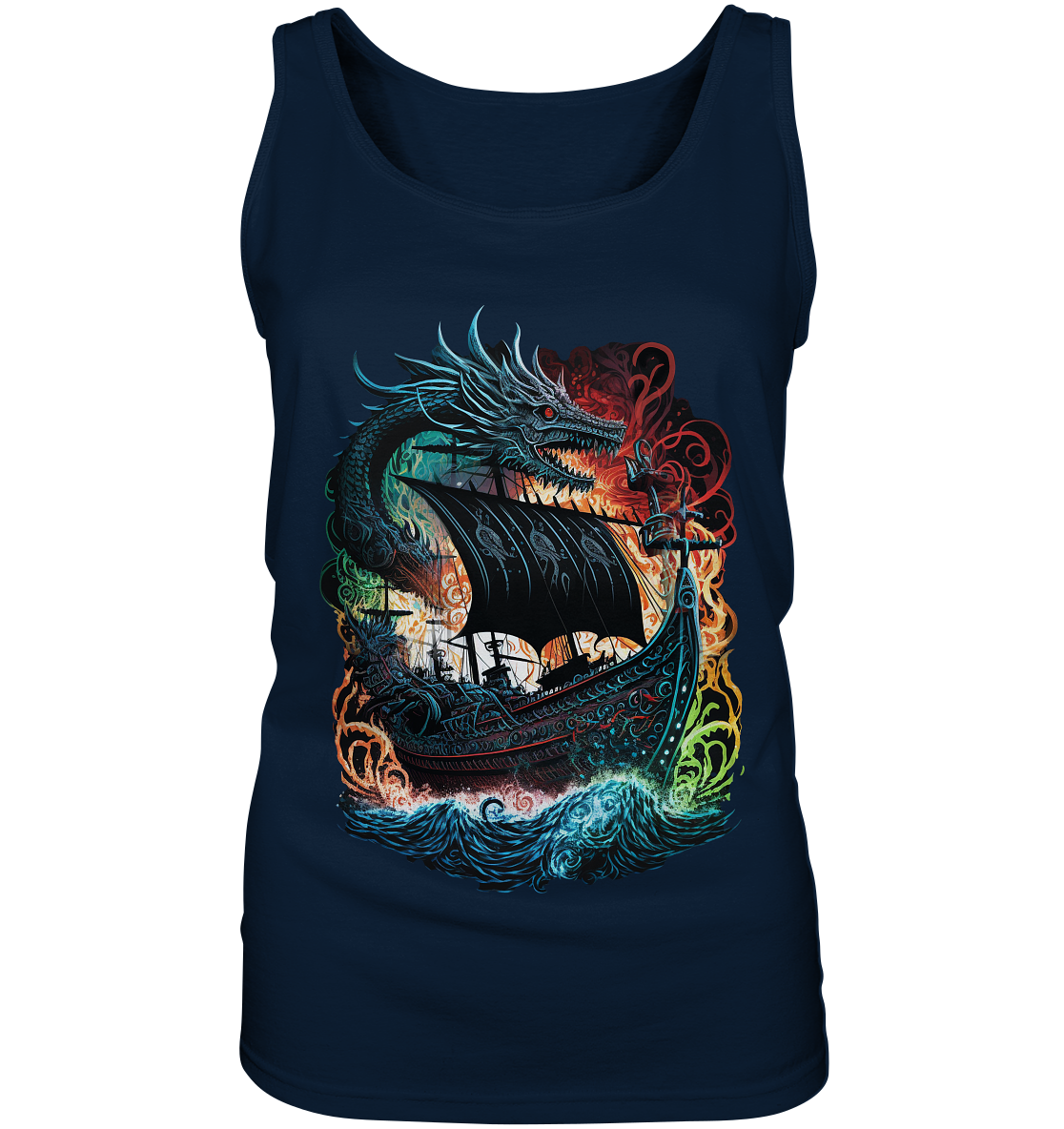 Wikinger Schiff Drache - Ladies Tank-Top