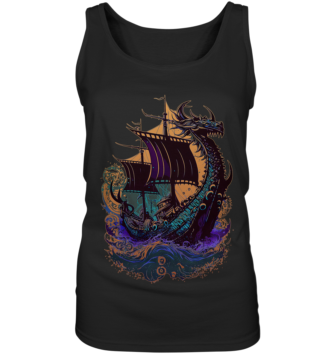 Wikinger Drachenschiff - Ladies Tank-Top