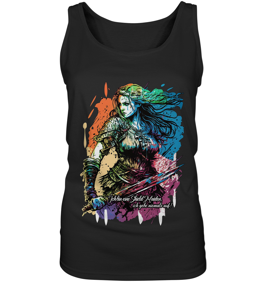 Shield Maiden Gib Nie Auf ! - Ladies Tank-Top