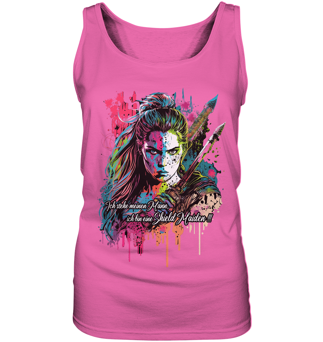 Shield Maiden Ich Stehe Meinen Mann - Ladies Tank-Top