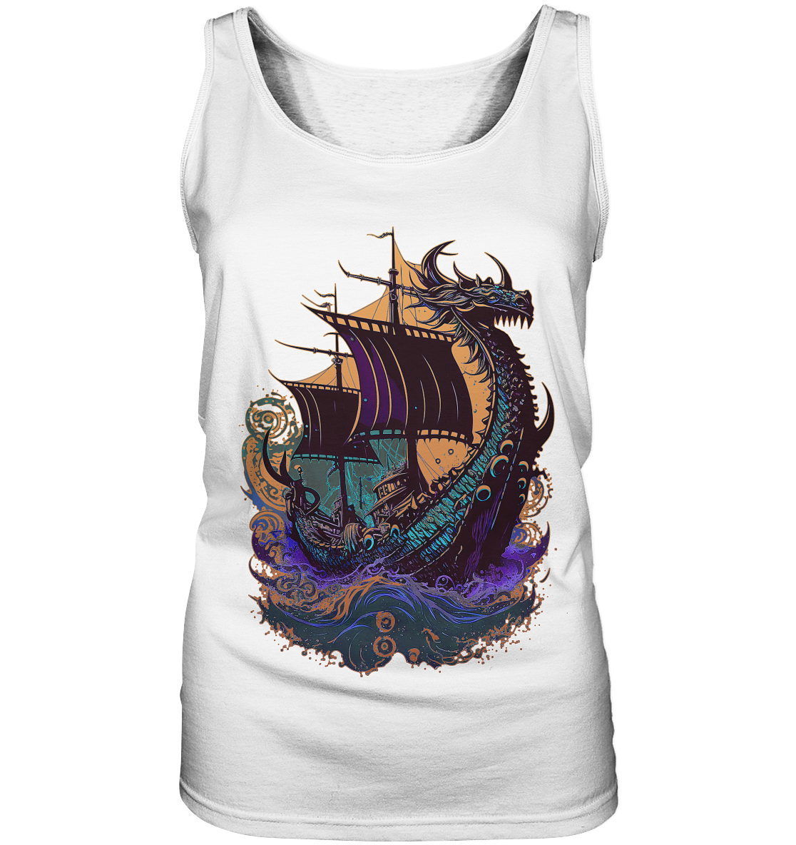 Wikinger Drachenschiff - Ladies Tank-Top