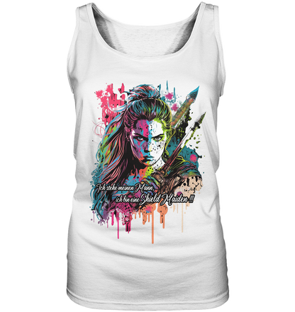 Shield Maiden Ich Stehe Meinen Mann - Ladies Tank-Top