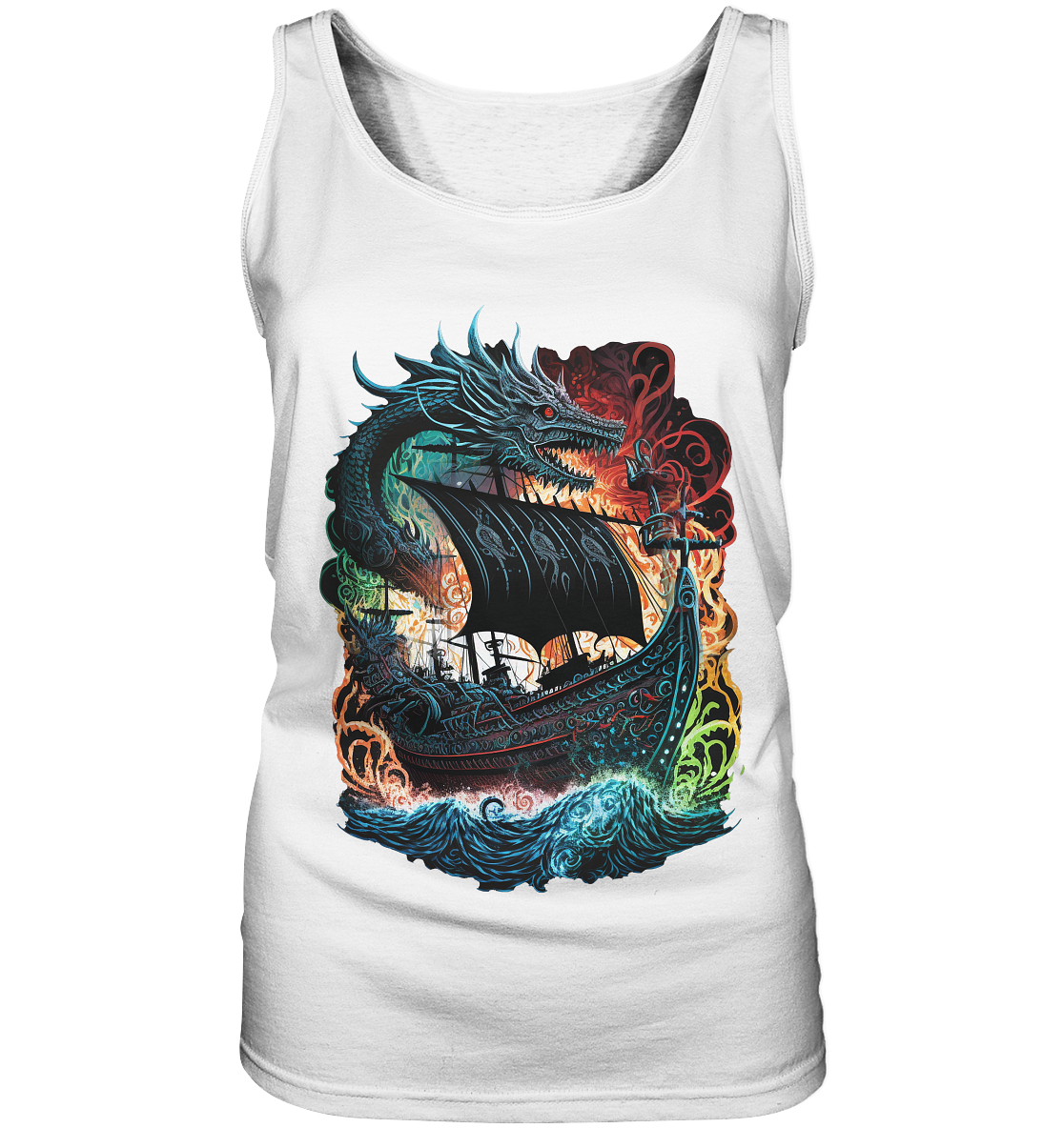 Wikinger Schiff Drache - Ladies Tank-Top