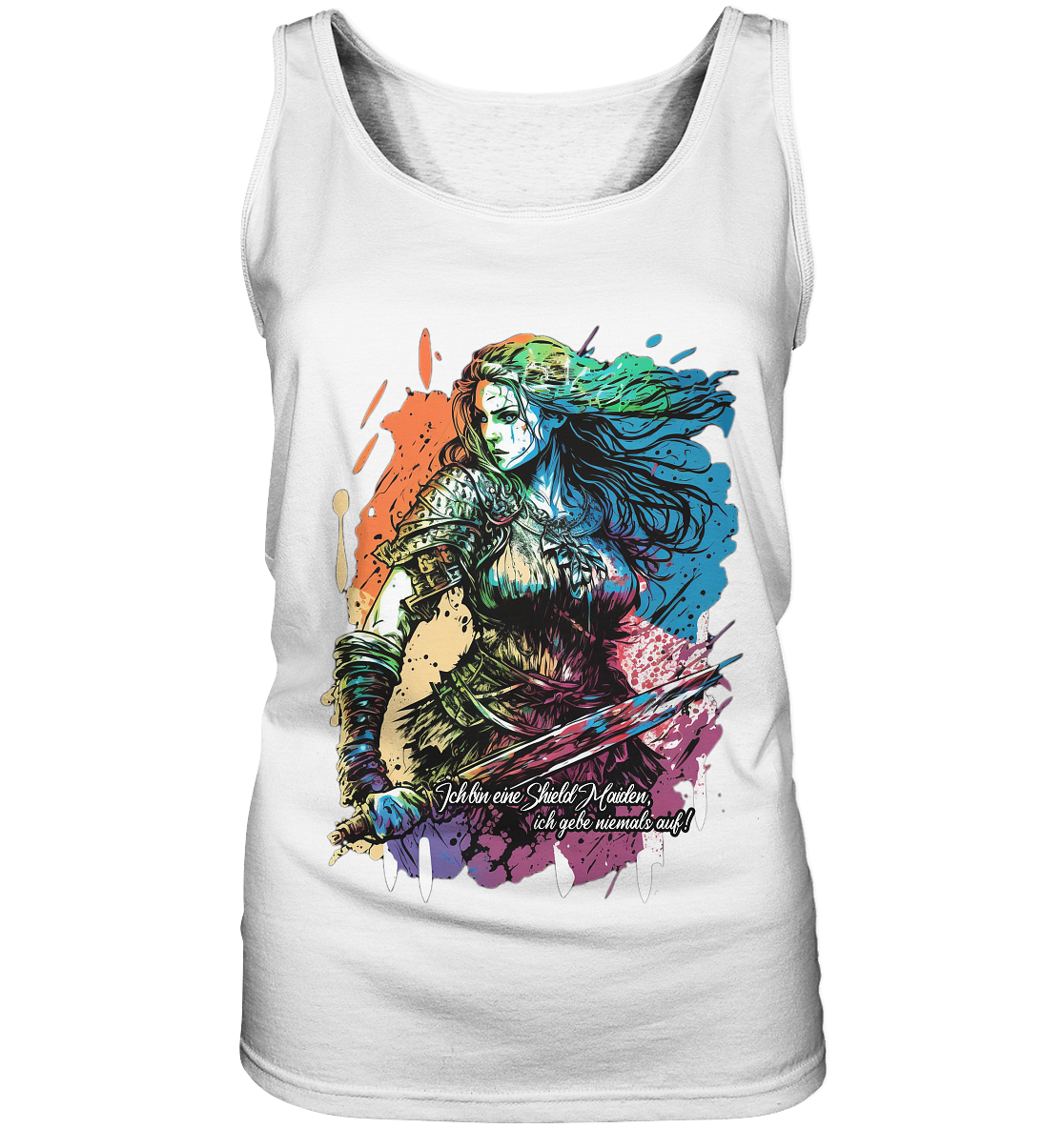 Shield Maiden Gib Nie Auf ! - Ladies Tank-Top