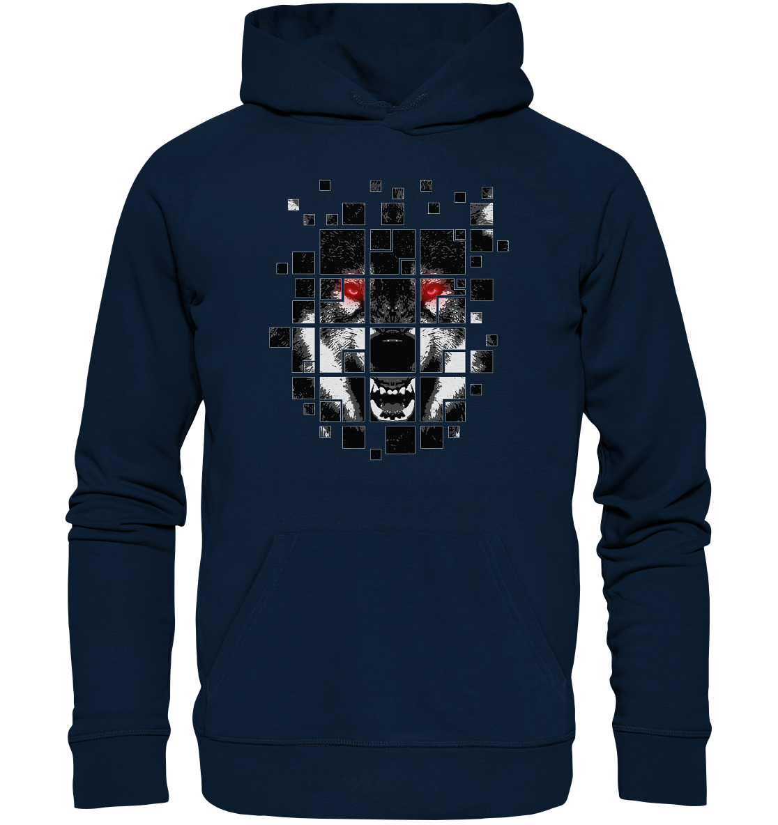 Fenrir Distorted - Organic Basic Hoodie