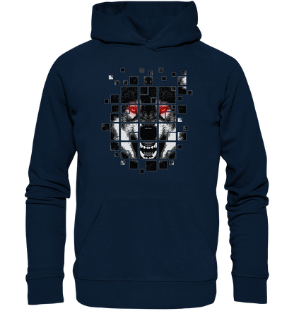 Fenrir Distorted - Organic Basic Hoodie