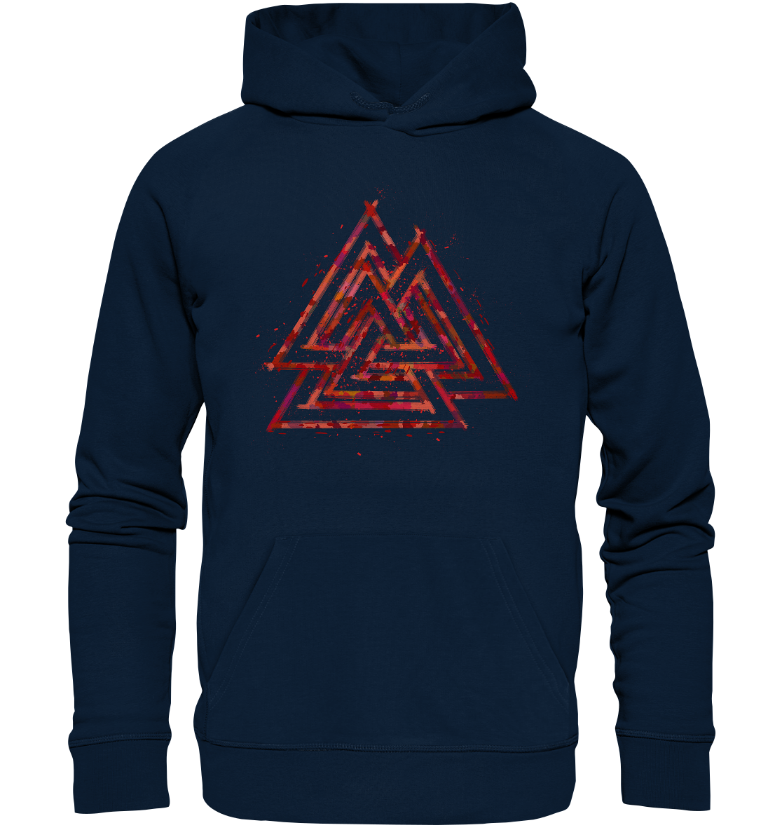 Wikinger Valknut Wotan - Organic Basic Hoodie