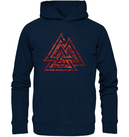 Wikinger Valknut Wotan - Organic Basic Hoodie