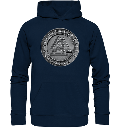 Wikinger Valknut - Organic Basic Hoodie