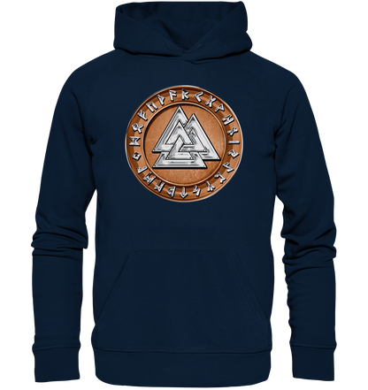 Wikinger Valknut - Organic Basic Hoodie