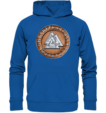 Wikinger Valknut - Organic Basic Hoodie