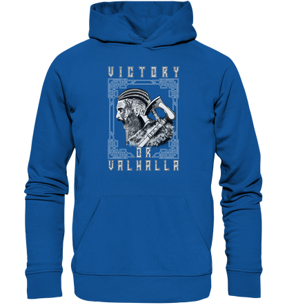 Wikinger Victory or Valhalla  - Organic Basic Hoodie