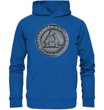 Wikinger Valknut - Organic Basic Hoodie