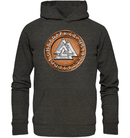 Wikinger Valknut - Organic Basic Hoodie