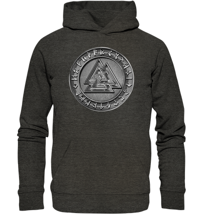 Wikinger Valknut - Organic Basic Hoodie