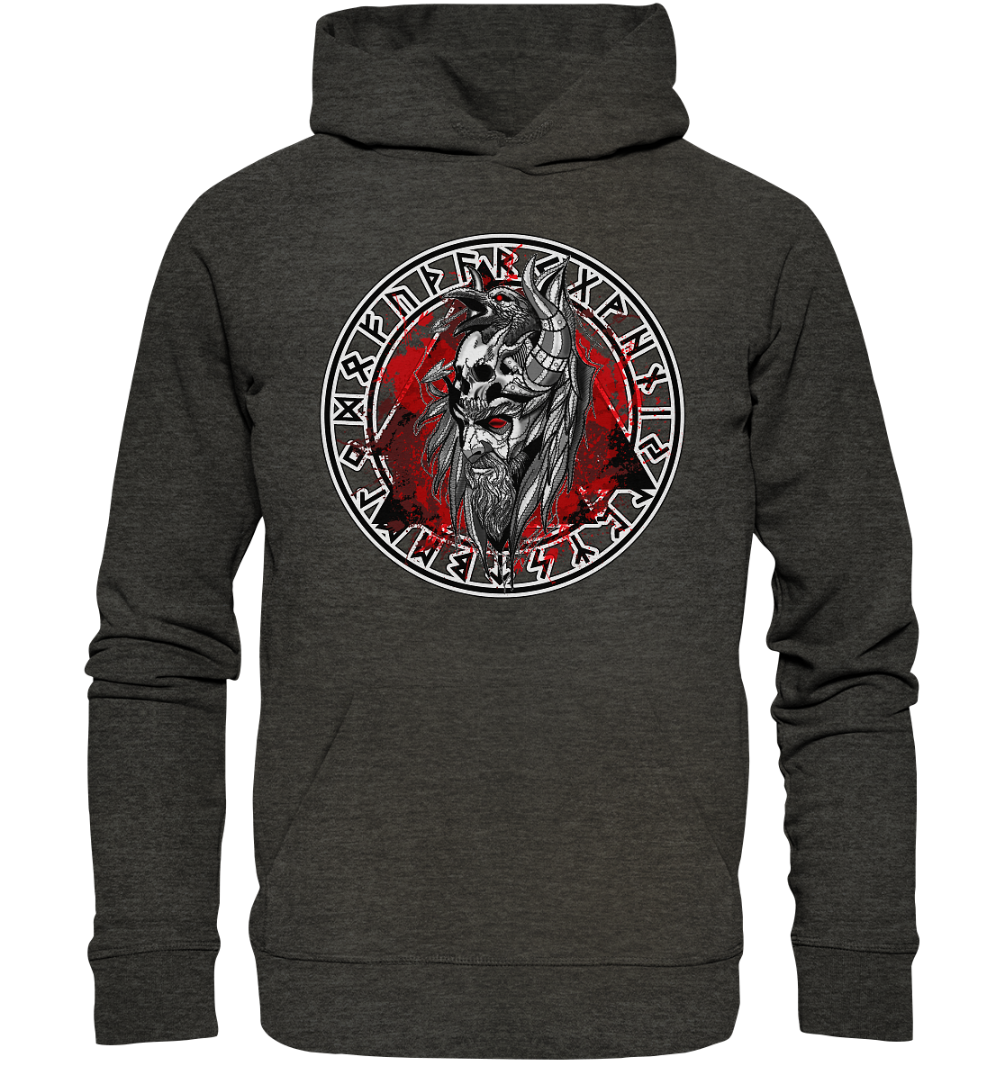 Odin Rabe Valknut  - Organic Basic Hoodie